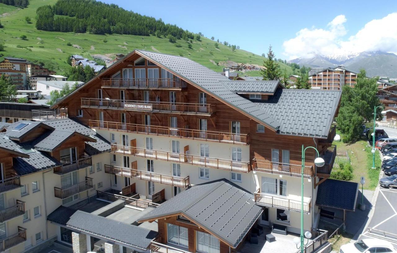 Residence Odalys L'Ours Blanc Les Deux Alpes Bagian luar foto