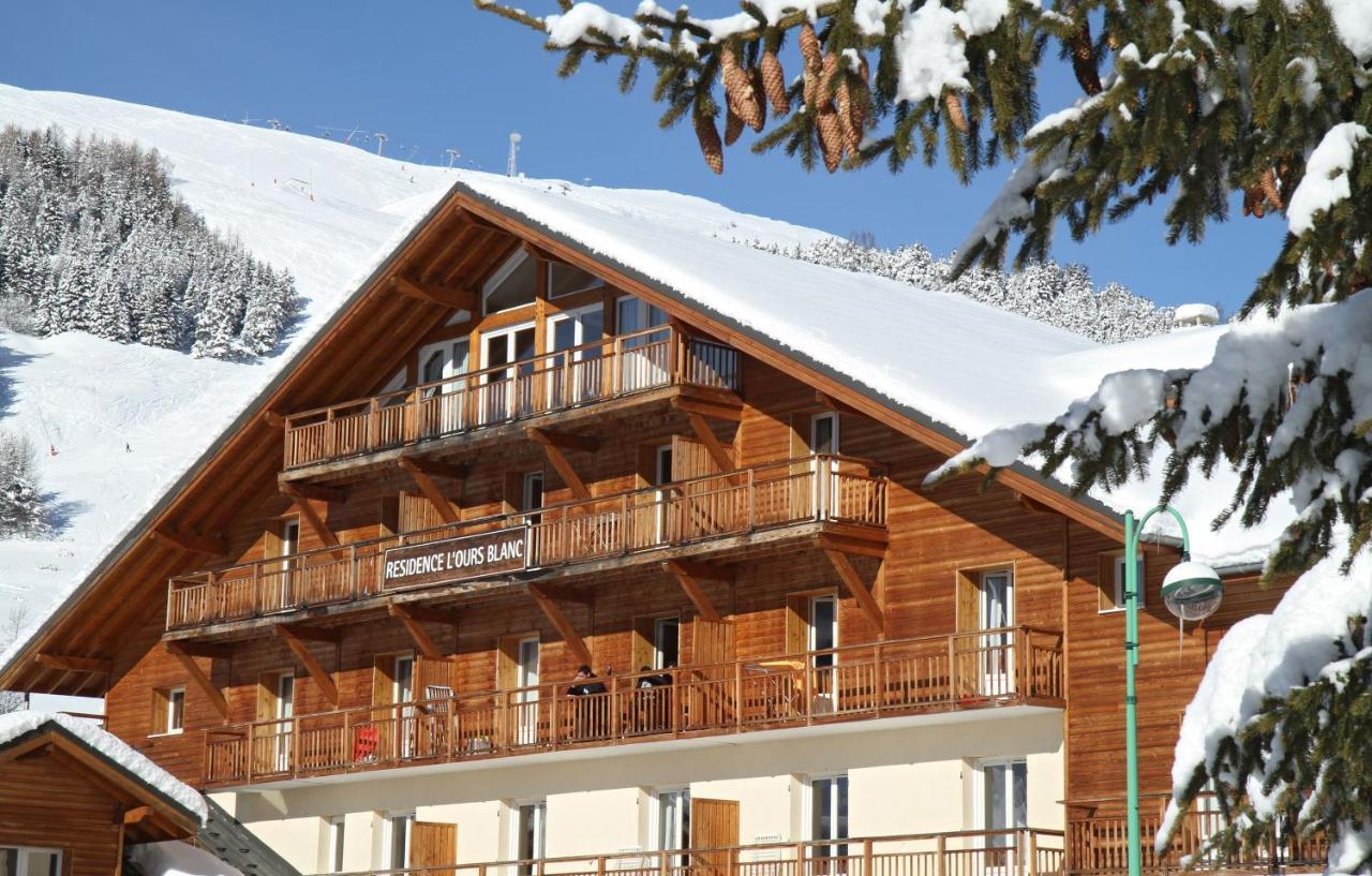 Residence Odalys L'Ours Blanc Les Deux Alpes Bagian luar foto