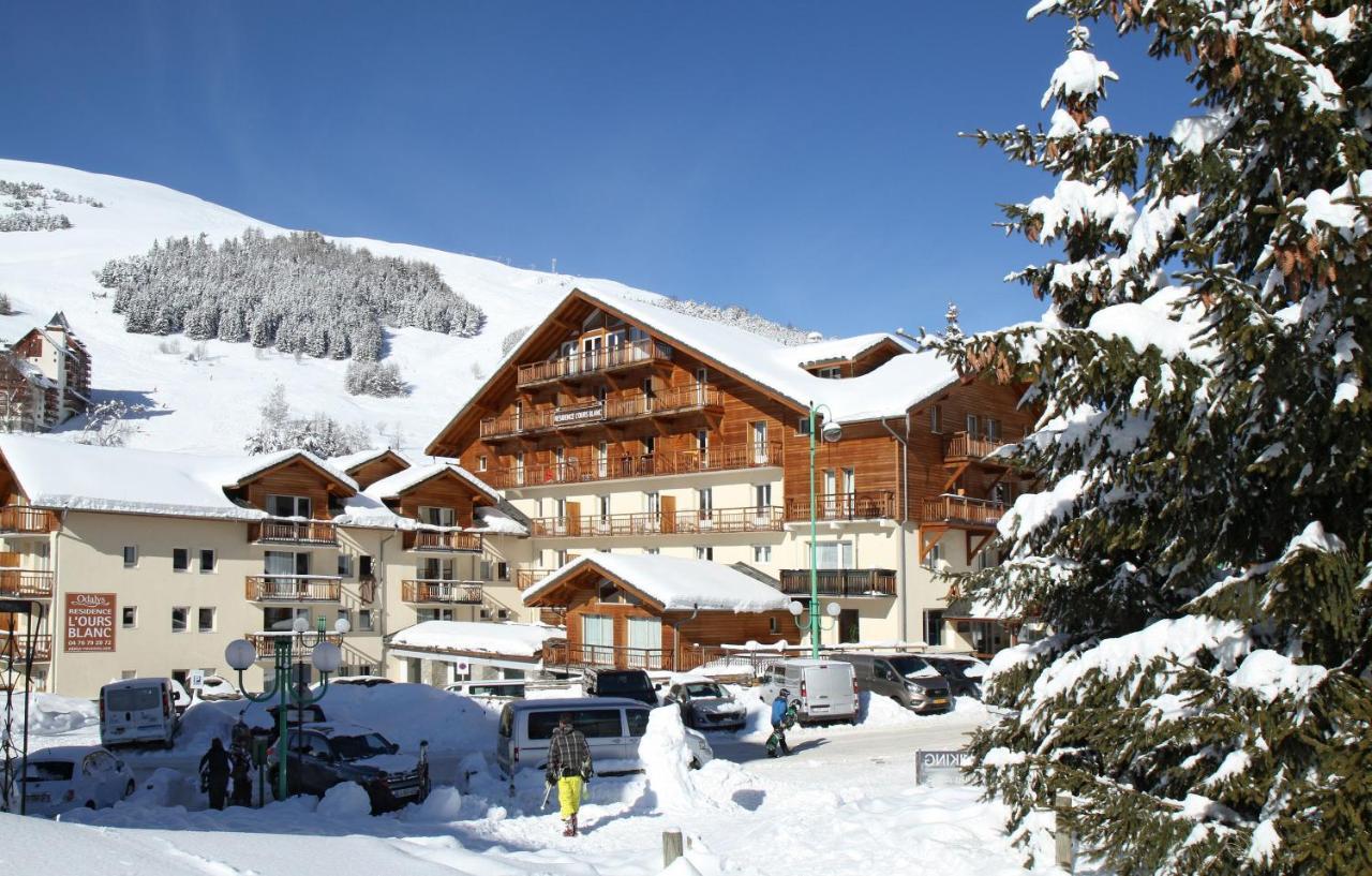 Residence Odalys L'Ours Blanc Les Deux Alpes Bagian luar foto